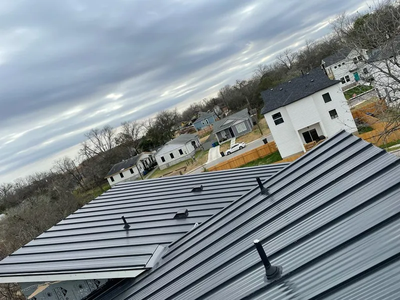 Standing seam metal roof panels with vents for Skylight Repair in Uhrichsville
